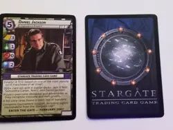 DANIEL JACKSON STARGATE CCG TRADING CARD GAME PROMO CARD ENTER THE GATE FEB 2007 - Image 2