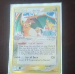 Charizard EX Crystal Guardians 4/100 Reverse Holo Rare 120HP Pokemon Card - Image 1