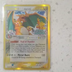 Charizard EX Crystal Guardians 4/100 Reverse Holo Rare 120HP Pokemon Card - Image 3