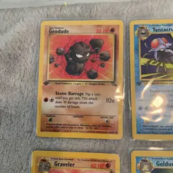 Pokemon Card Lot Of 12 - 1999 — All 1st Edition In Sleeves LOOOK!! - Image 2