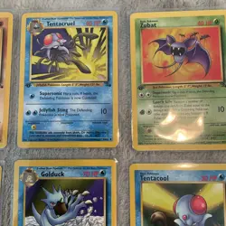Pokemon Card Lot Of 12 - 1999 — All 1st Edition In Sleeves LOOOK!! - Image 3