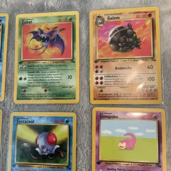 Pokemon Card Lot Of 12 - 1999 — All 1st Edition In Sleeves LOOOK!! - Image 4