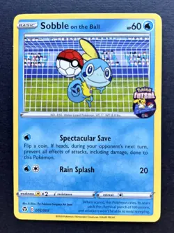 Pokemon TCG - Sobble On The Ball - 005/005 Promo Card - Image 1