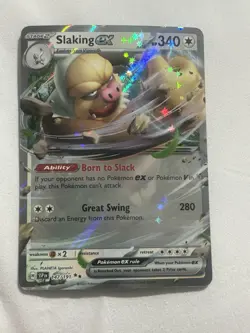Pokemon TCG Slaking EX Card 147/191 Surging Sparks Double Rare NM Card - Image 1