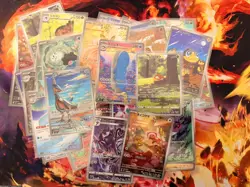 45 Assorted Japanese AR Art Rare Pokemon Cards Bundle - Job Lot - All Sleeved - Image 1