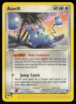 E-Reader Azurill 31/100 Sandstorm Kagemaru Himeno Pokemon TCG Card - Image 1