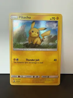 Pikachu - SM183 - Cosmos Holo - Black Star Promo - Pokemon Card - NM - - Image 1