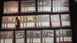 MTG Custom Casual Vintage Budget Mono Black Zombies Deck w/Deck Box & Sleeves - Image 1