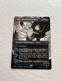 Jace, the Perfected Mind (Borderless) Phyrexia: All Will Be One Regular - Image 1