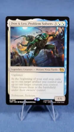 Don and Leo Problem Solvers REGULAR NM- Mtg TMNT 🔮 B - Image 1