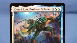 Don and Leo Problem Solvers REGULAR NM- Mtg TMNT 🔮 B - Image 2
