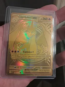 Mega Charizard Y ex ASC EN 294/217 GOLD Hyper Rare Pokemon Ascended Heroes - Image 2