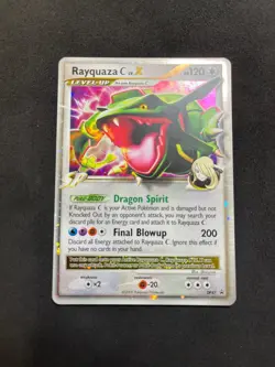 POKEMON UNGRADED RAYQUAZA C LV.X DP47 HOLO P DIAMOND AND PEARL PROMOS MP - Image 2