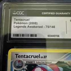 Pokemon Tentacruel 75/146 Legends Awakened CGC Gem Mint 10 - Image 2