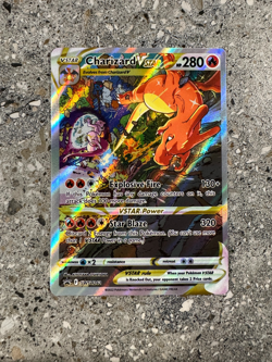 Pokemon TCG Cards Charizard VSTAR SWSH262 Alternate Art Black Star Promo NM - Image 1