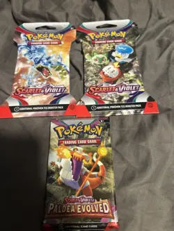 Pokemon TCG Scarlet And Violet 2- Single Blisters And 1 Paldea Evolved Booster - Image 1