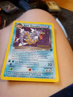 Pokemon Team Rocket Prerelease Dark Gyarados Holo 8/82 - LP/MP - Image 5