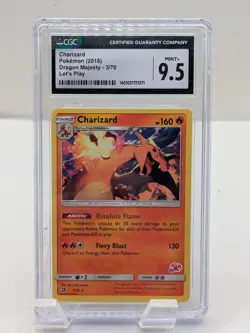 Pokemon Charizard 3/70 Dragon Majesty 2018 Holo Rare CGC 9.5 - Image 1