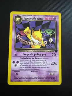 HYPNOMADE OBSCUR RARE - POKEMON 26/82 TEAM ROCKET EDITION 2 FR - Image 1