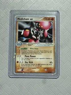 MEDICHAM EX 95/106 EMERALD HOLO ULTRA RARE POKEMON TCG LP/MP - Image 1