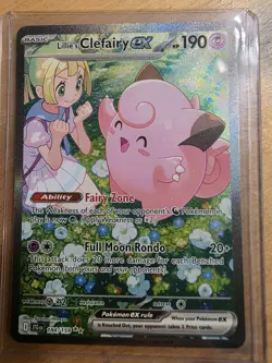 Lillie’s Clefairy ex 184/159 SAR Temporal Forces Pokemon NM - Image 1