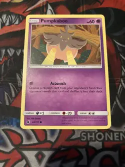 Pokemon TCG Pumpkaboo Crimson Invasion 44/111 Regular Common-NM - Image 1