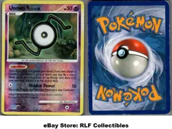 2007 Pokemon, D&P Secret Wonders, #39/132 Unown S, Reverse Holo Rare - Image 1