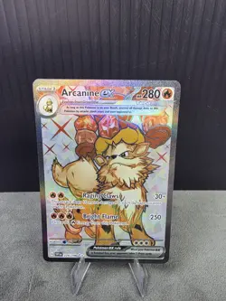 Arcanine ex 224/198 SV01: Scarlet & Violet Base Set Full Art Ultra Rare Pokemon - Image 1