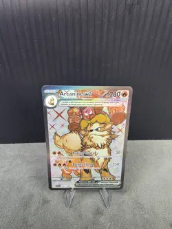 Arcanine ex 224/198 SV01: Scarlet & Violet Base Set Full Art Ultra Rare Pokemon - Image 4