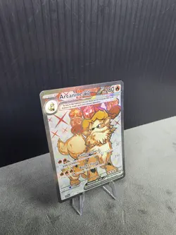 Arcanine ex 224/198 SV01: Scarlet & Violet Base Set Full Art Ultra Rare Pokemon - Image 5