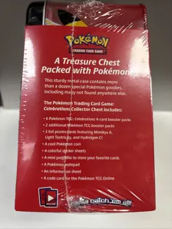 Pokemon 25th Anniversary Celebrations Treasure Chest Lunch Box Tin New Sealed 820650809415 - Image 4