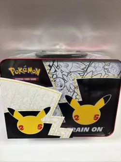 Pokemon 25th Anniversary Celebrations Treasure Chest Lunch Box Tin New Sealed 820650809415 - Image 5