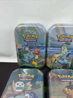 Pokemon TCG Celebrations Mini Tin Pack Sealed Complete Set Of 8 Tins Trade Game 820650809378 - Image 2
