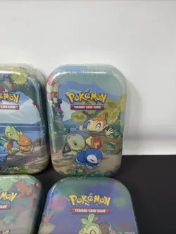 Pokemon TCG Celebrations Mini Tin Pack Sealed Complete Set Of 8 Tins Trade Game 820650809378 - Image 5