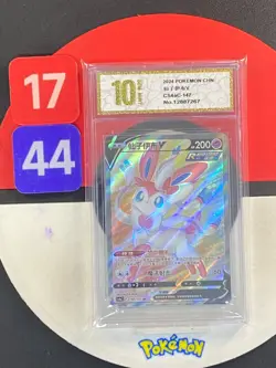 2024 Pokemon TCG S-Chinese Sword &Shield Sylveon V SR CS4aC 147 Grade10 - Image 1