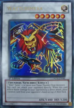 Yugioh! HP Wattchimera - DREV-EN044 - Ultra Rare - Unlimited Edition Heavily Pla - Image 1