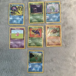Pokemon Card Lot Of 7 - 1999 — All 1st Edition In Sleeves LOOOK!! - Image 1