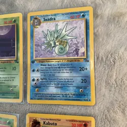 Pokemon Card Lot Of 7 - 1999 — All 1st Edition In Sleeves LOOOK!! - Image 5