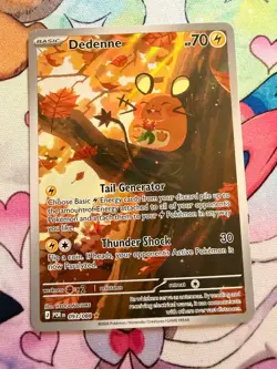 Dedenne 093/088 Illustration Rare Pokemon Card NM Full Art Perfect Order - Image 1
