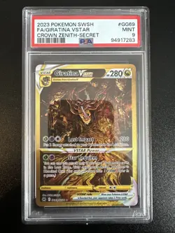 Giratina Vstar GG69/GG70 PSA 9 Gold Card Crown Zenith Pokemon TCG - Image 1