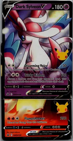 Dark Sylveon V Promo SWSH: Sword & Shield Promo Cards SWSH134 NM - Image 1