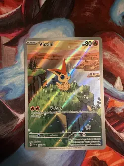 Victini 208 Sv: Scarlet & Violet Promo Illustration Rare Pokemon TCG Card NM - Image 1