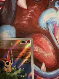 Victini 208 Sv: Scarlet & Violet Promo Illustration Rare Pokemon TCG Card NM - Image 3