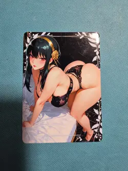 Beautiful Waifu Card -Yor Briar -Goddess ACG Custom DIY Fan Art Card - Image 1