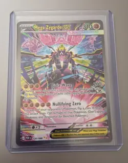 Pokemon TCG Perfect Order Mega Zygarde EX 120/088 SIR Card Near Mint - Image 1