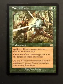 Steely Resolve Onslaught LP MTG Magic the Gathering - Image 1