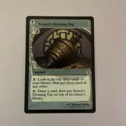 MTG Sensei's Divining Top (Future Sight) Mystery Booster 2 Regular #231 - Image 1
