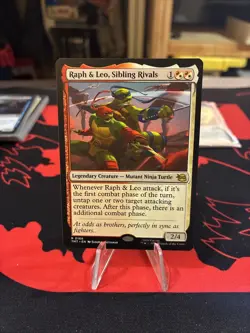 Raph and Leo Sibling Rivals - Teenage Mutant Ninja Turtes - MtG- NM - Image 1