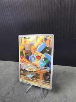 Minun 194/182 Sv04: Paradox Rift Holofoil Illustration Rare Pokemon TCG English - Image 2