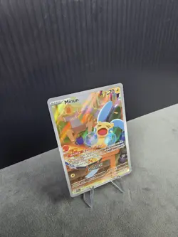 Minun 194/182 Sv04: Paradox Rift Holofoil Illustration Rare Pokemon TCG English - Image 5